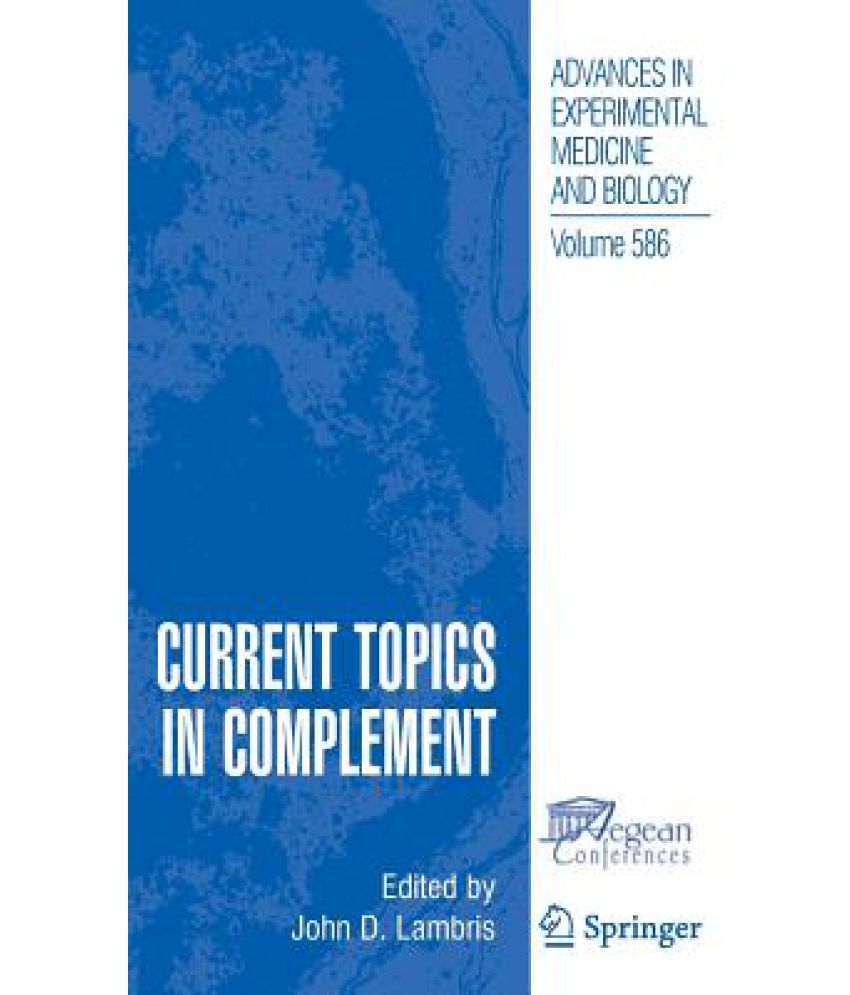 Current Topics In Complement Buy Current Topics In Complement Online 