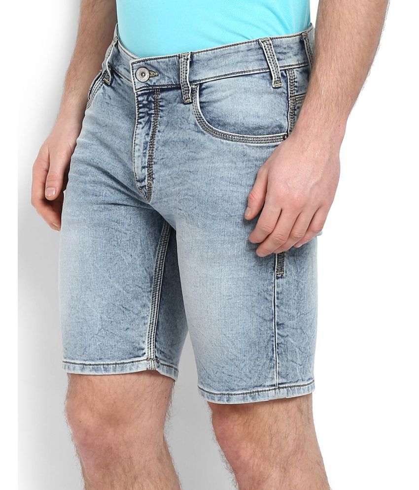 Izod Blue Denim Shorts - Buy Izod Blue Denim Shorts Online at Low Price ...