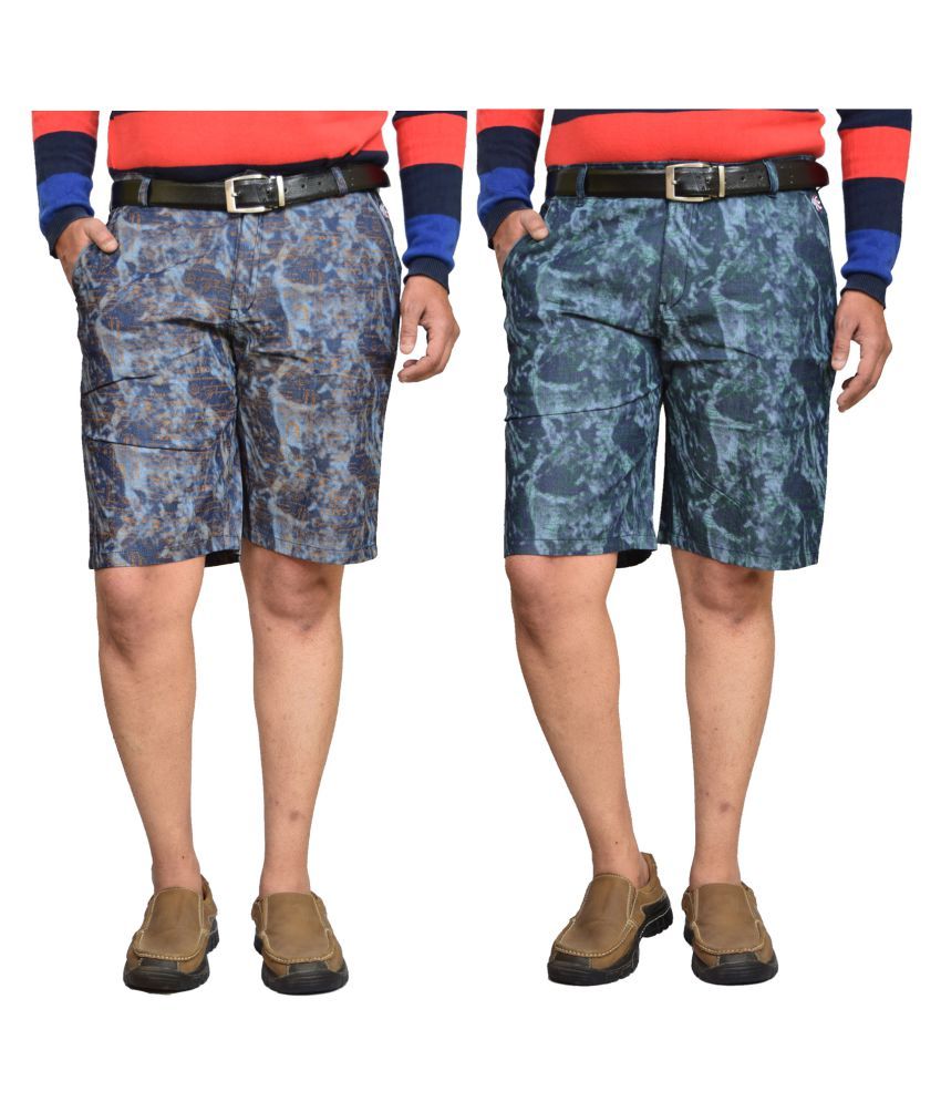     			British Terminal Multi Shorts Pack of 2