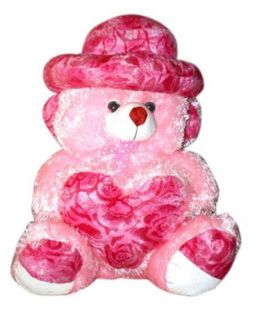 large pink teddy