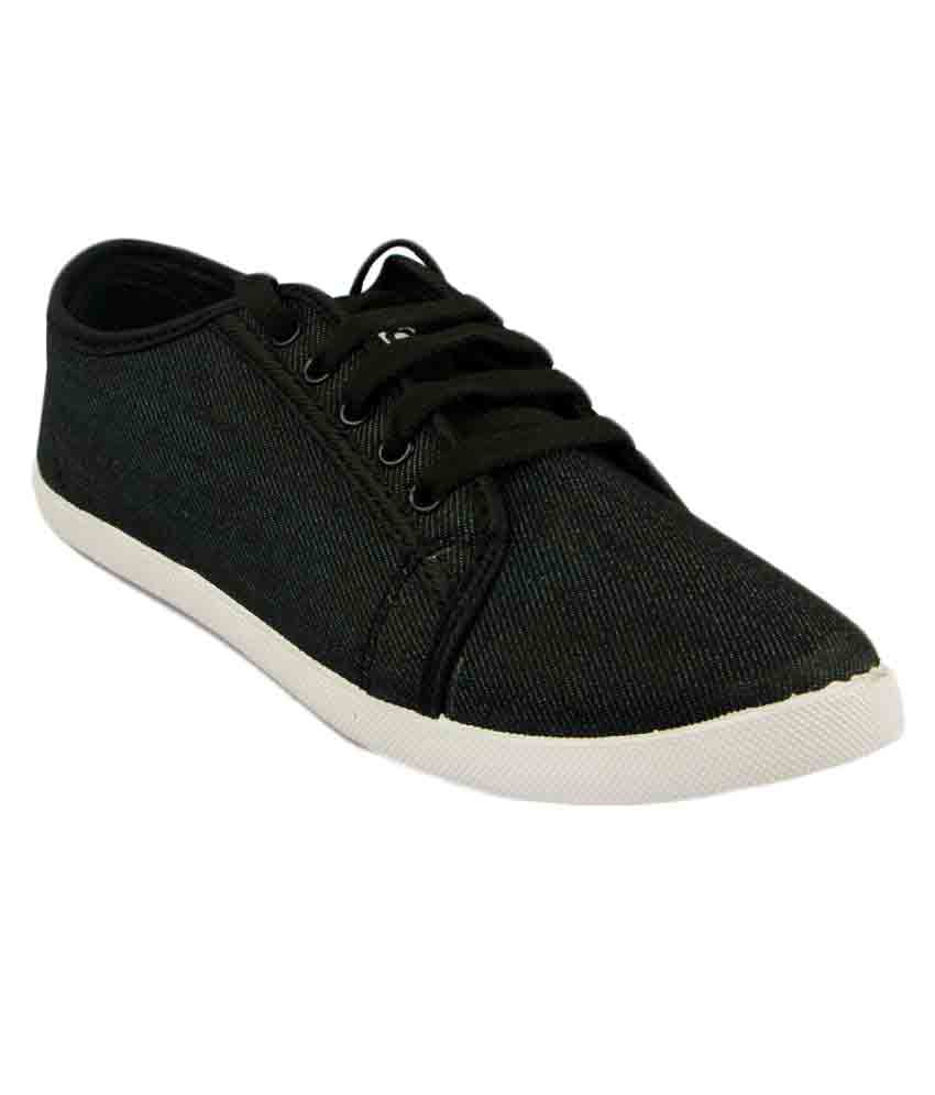     			ASIAN Black Casual Shoes