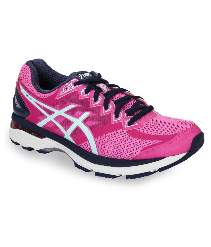 Asics GT-2000 4 Pink Running Shoes Price in India- Buy Asics GT-2000 4 ...