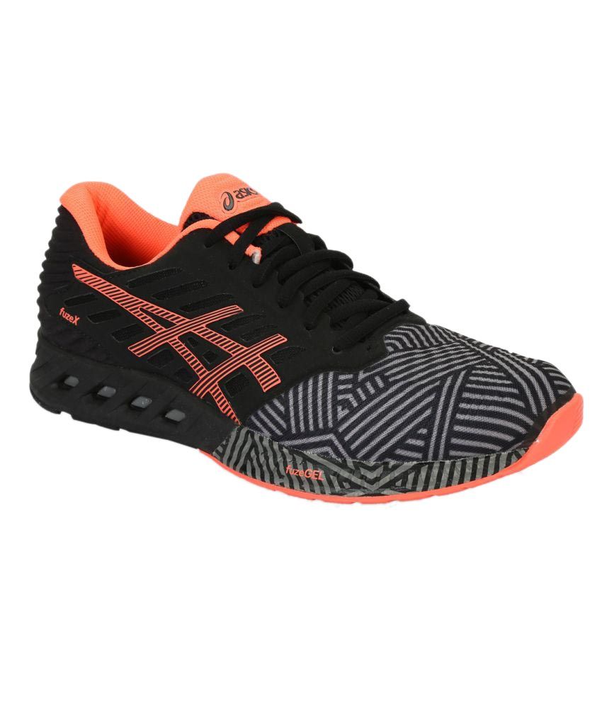 asics fuzex zwart asics fuzex zwart