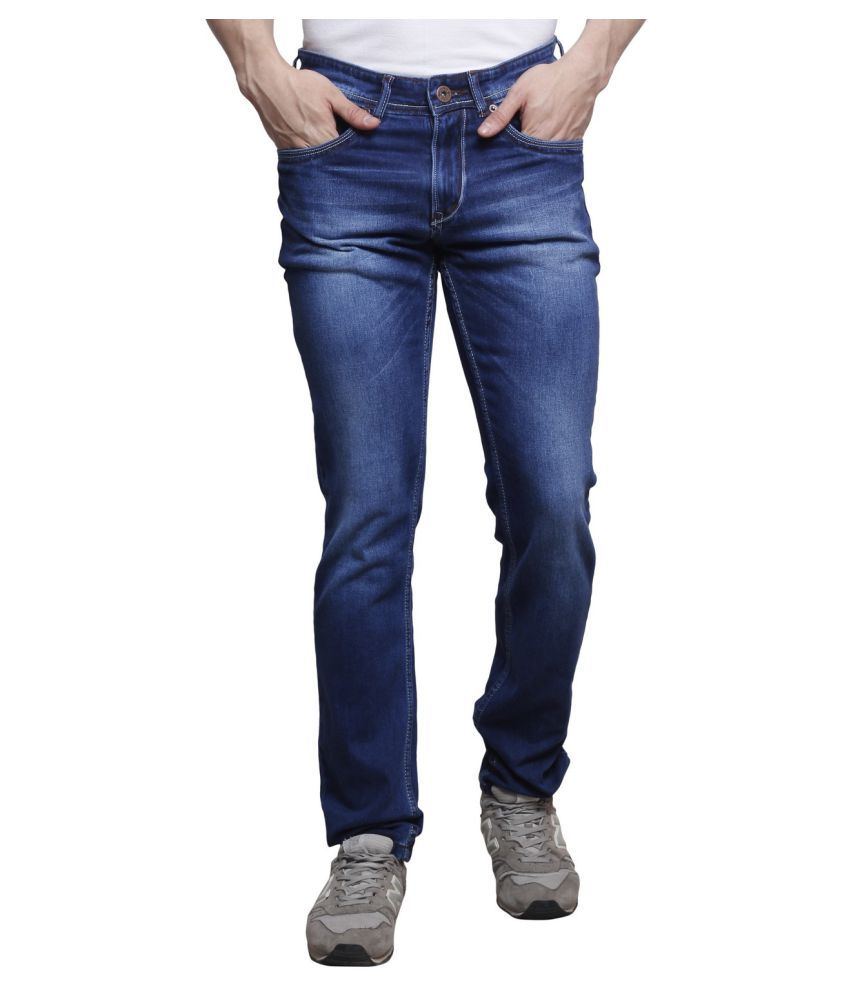 MSG Light Blue Slim Jeans - Buy MSG Light Blue Slim Jeans Online at ...