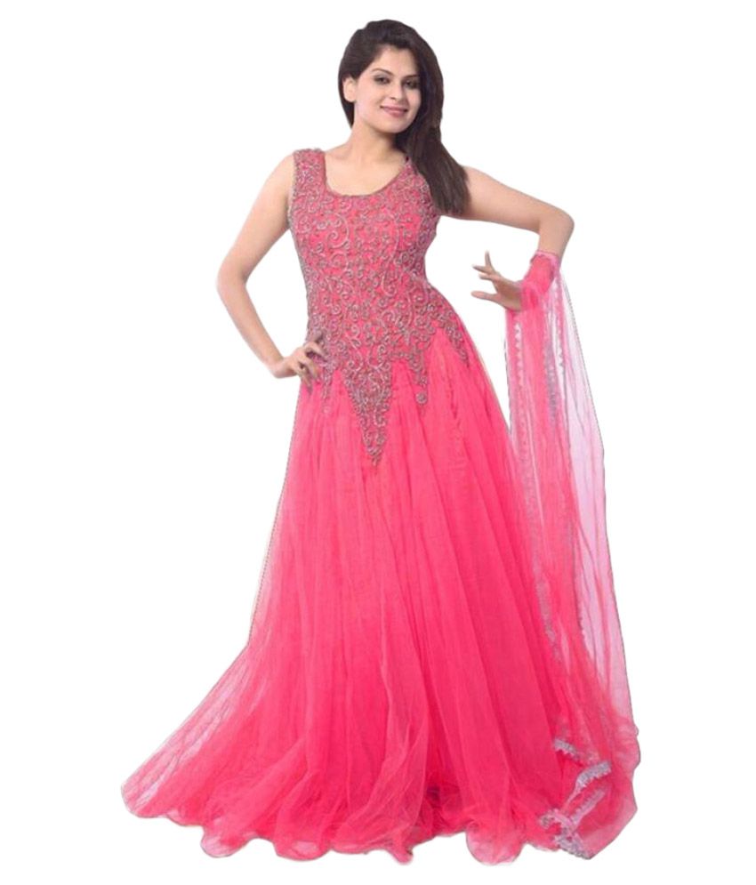 net wale gown