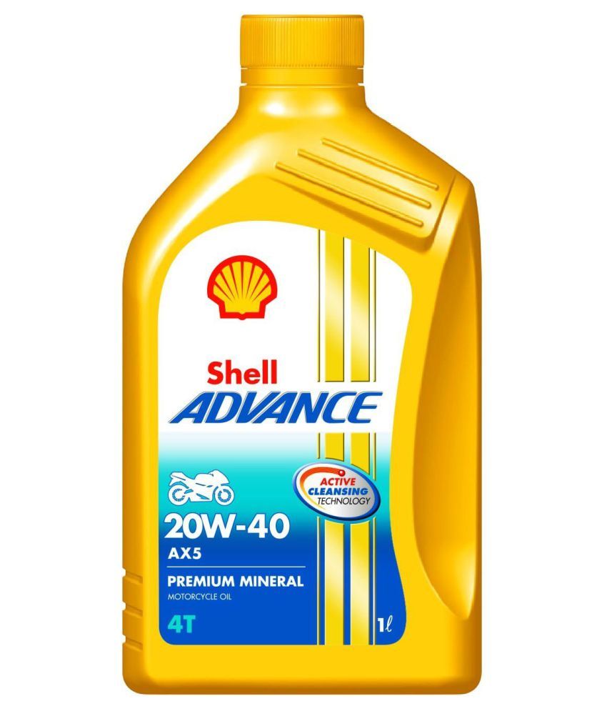 Shell Advance AX5 550031406 20W-40 Premium Mineral Motorbike Engine Oil ...