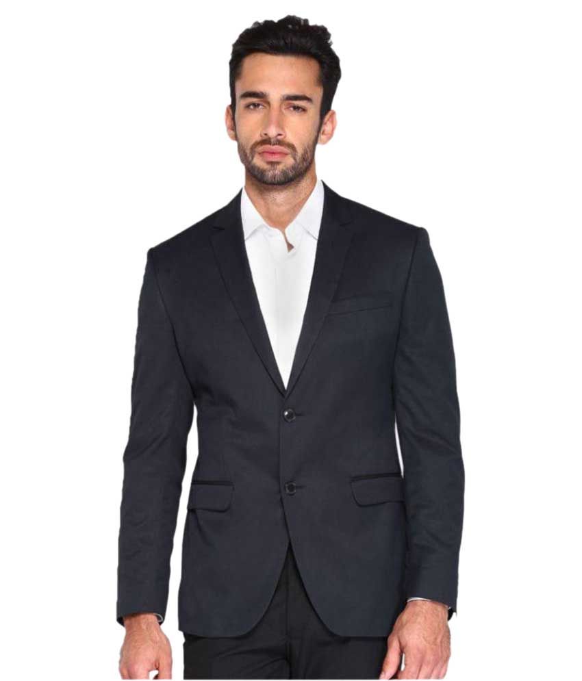 Belario Navy Solid Casual Blazers - Buy Belario Navy Solid Casual ...