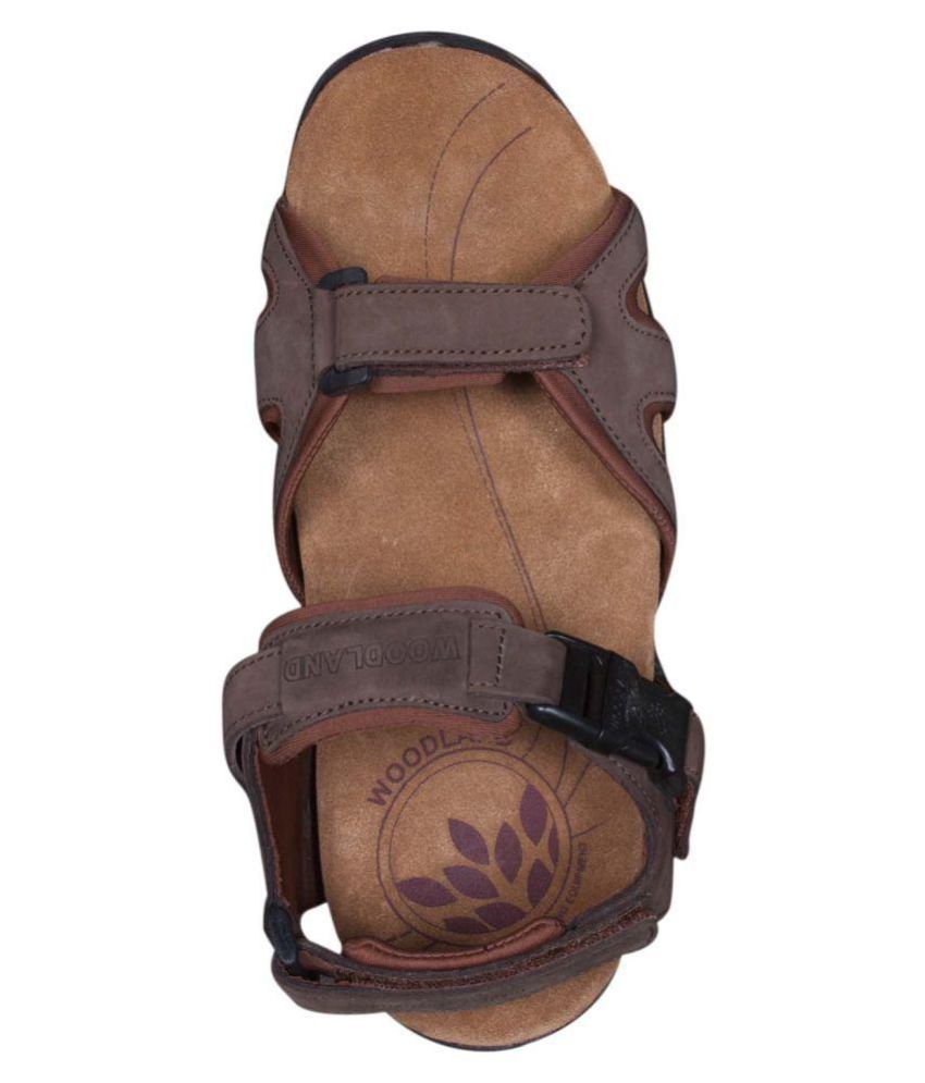 Woodland Brown Sandals Price in India- Buy Woodland Brown Sandals Online at Snapdeal