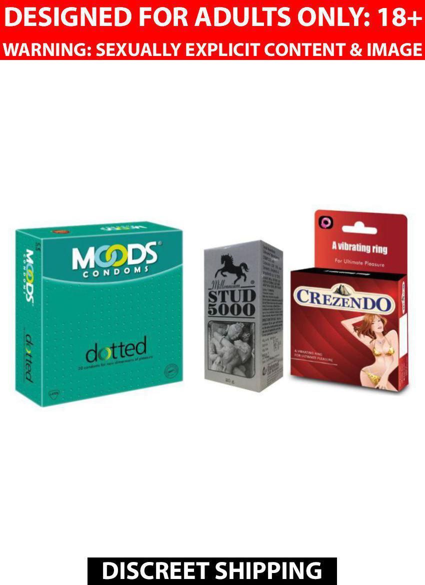 crezendo men condom with Senna nude lip pencil