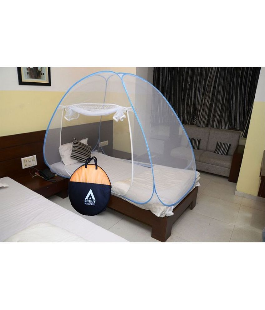 Antiliy Single Blue Mosquito Net Buy Antiliy Single Blue Mosquito Net