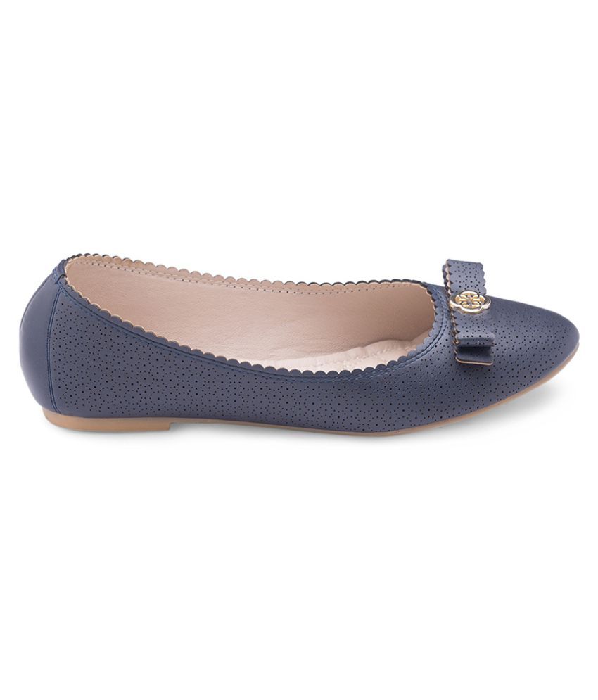 navy ballerinas uk