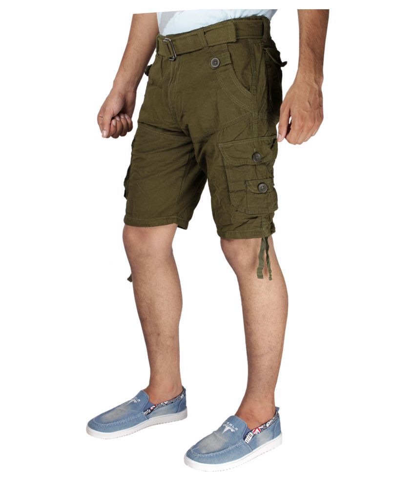 Greentree Green Shorts - Buy Greentree Green Shorts Online at Low Price ...