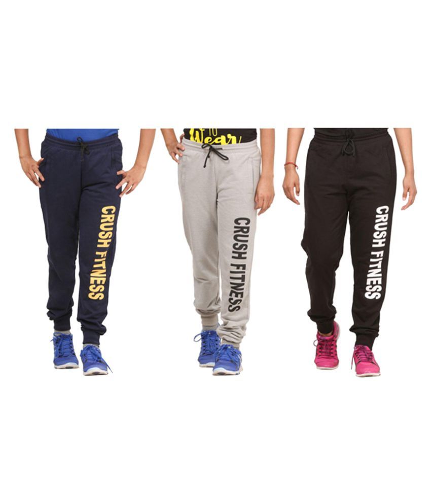 Buy Crush Fitness India Cotton Trackpants Online At Best Prices In