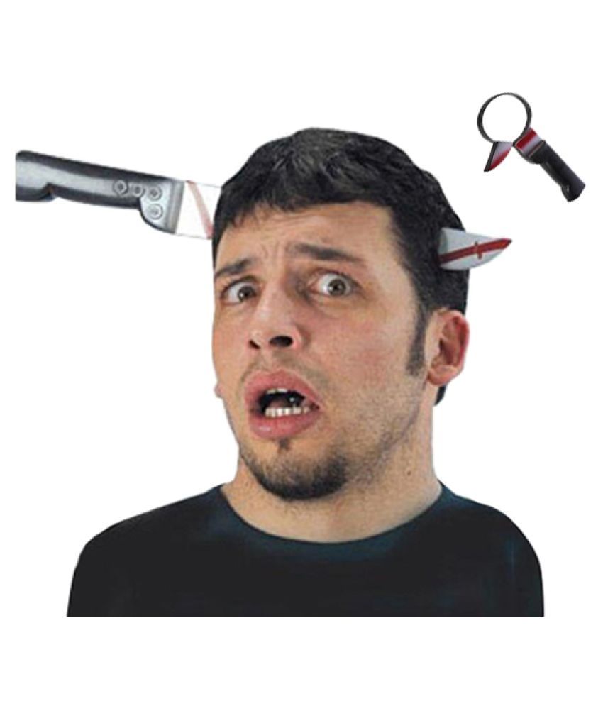 Futaba Fake Knife Through Head Halloween Prop Buy Futaba Fake Knife