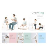 Farlin White Urchwing Chair