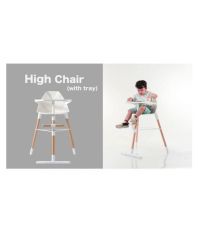 Farlin White Urchwing Chair
