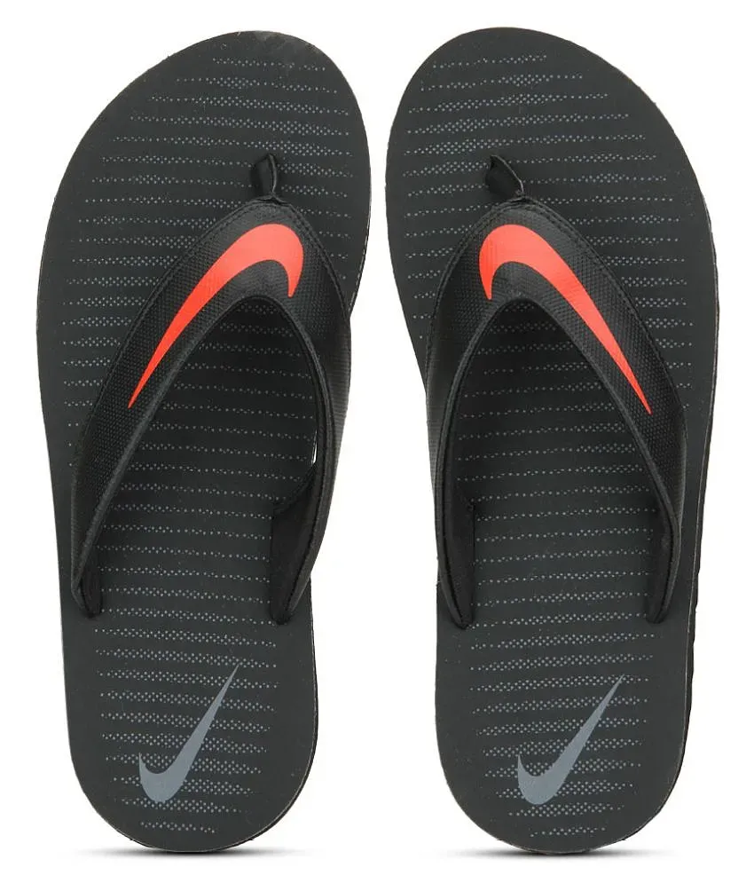 Nike chroma thong 5 black and green top