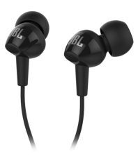 JBL C100SI In Ear Wired Earphones With Mic Black