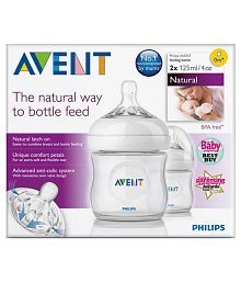 Philips Avent Transparent Feeding Bottle - Pack Of 2