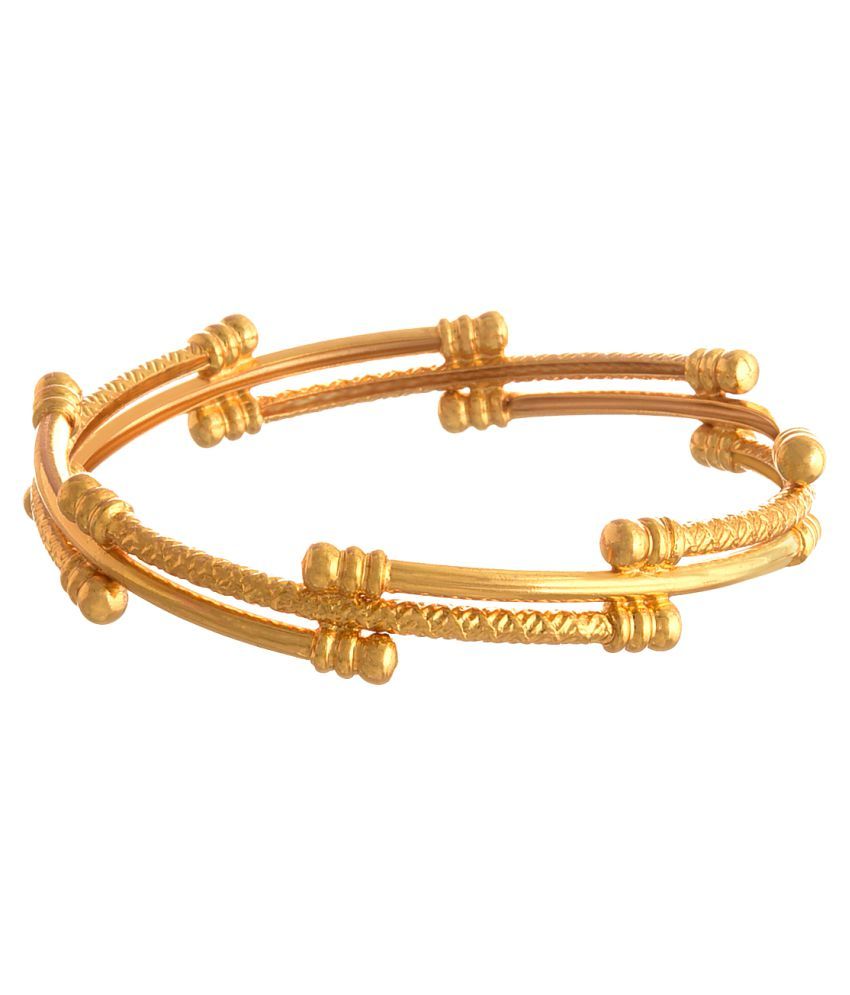     			JFL - Jewellery For Less Golden Bangle