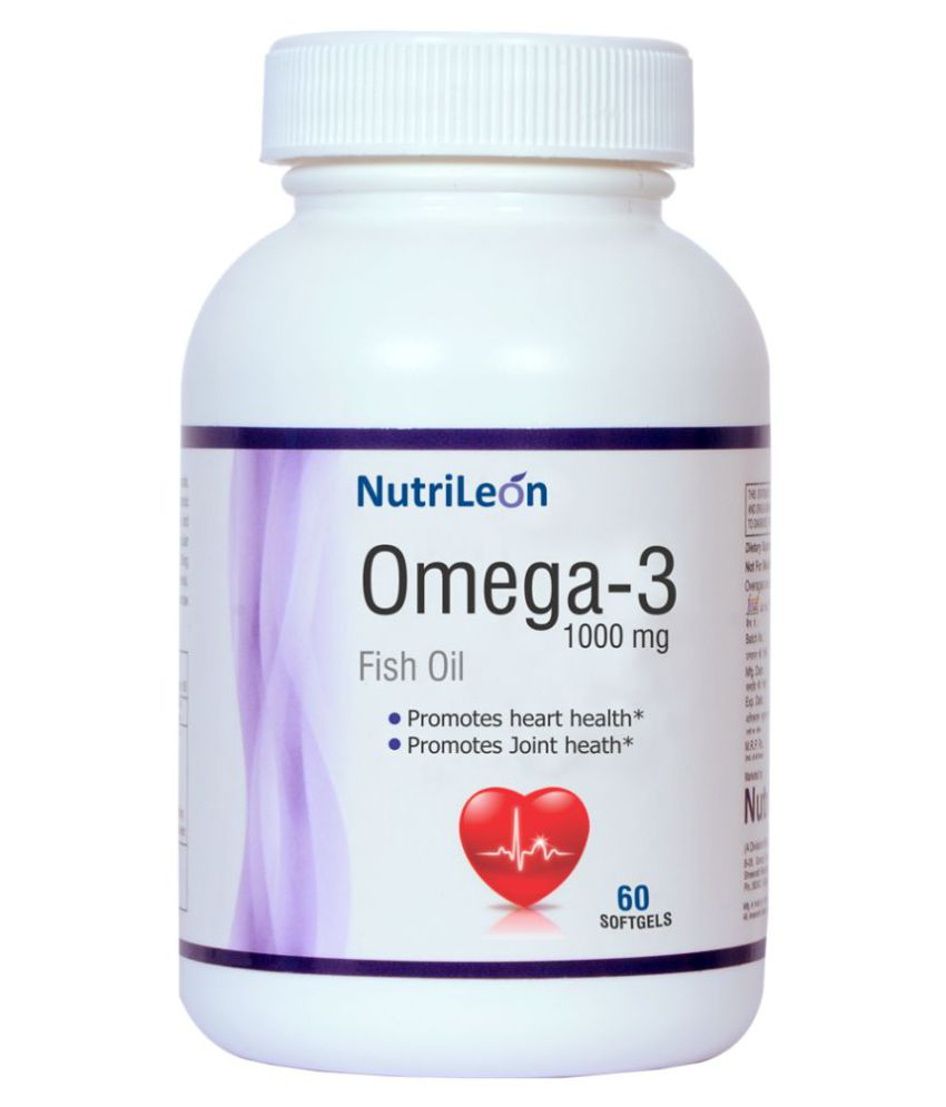 Nutrileon Omega 3 Capsule Fish Oil Softgel 1000 Mg Buy Nutrileon