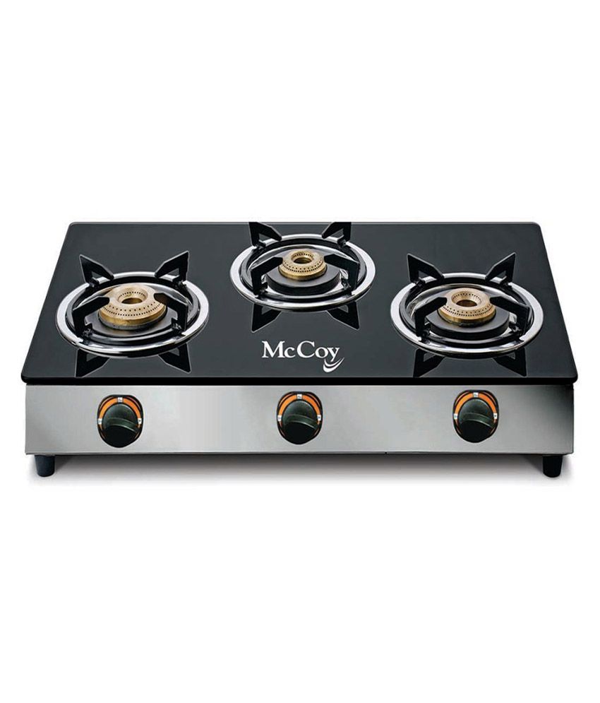 McCoy 129GT67YZ 3 Burner Manual Gas Stove Price in India Buy McCoy 129GT67YZ 3 Burner Manual