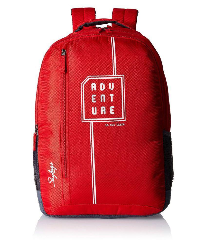 Skybags Red Polyester College Bag - Buy Skybags Red Polyester College ...