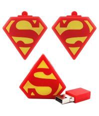 Probus Superman Triangle 32GB USB 2.0 Fancy Pendrive Multicolour