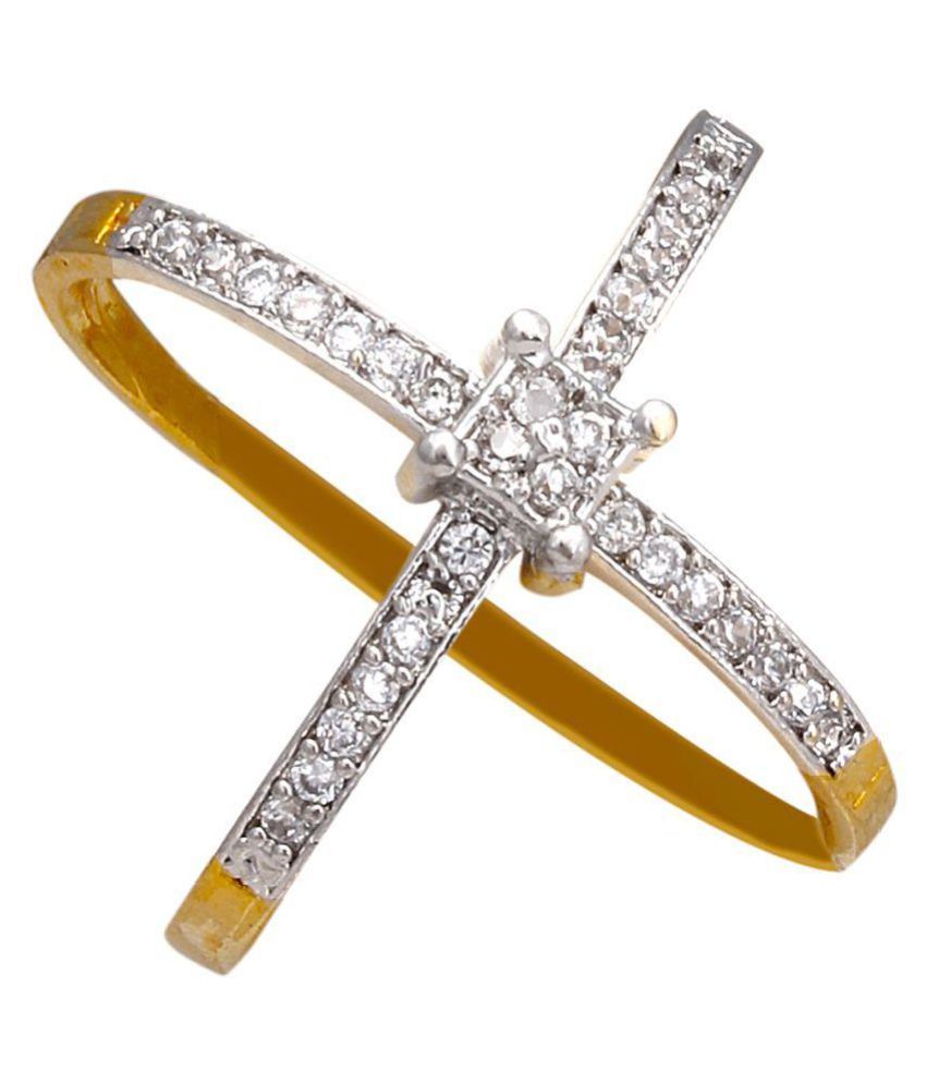 Fashion Frill Exquitely Crafted American Diamond Ring Buy Fashion