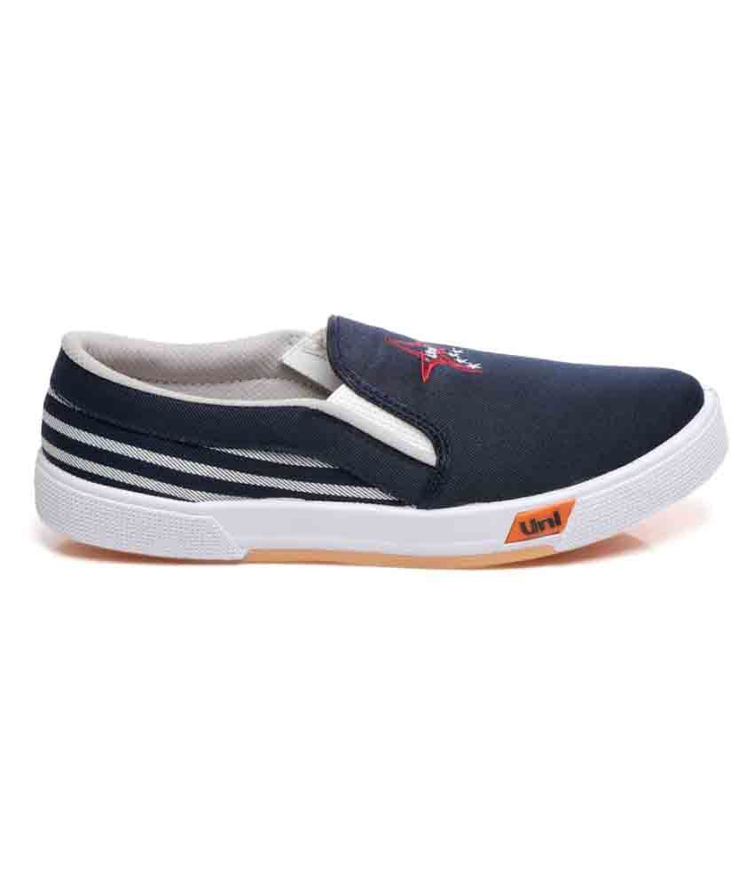 Unistar Canvas Shoes For Men Sneakers Blue Casual Shoes - Buy Unistar ...