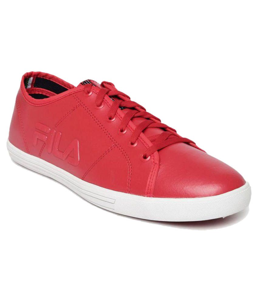 fila shoes in red