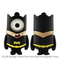 Probus Minion 1 eye Batman 32GB USB 2.0 Fancy Pendrive Black