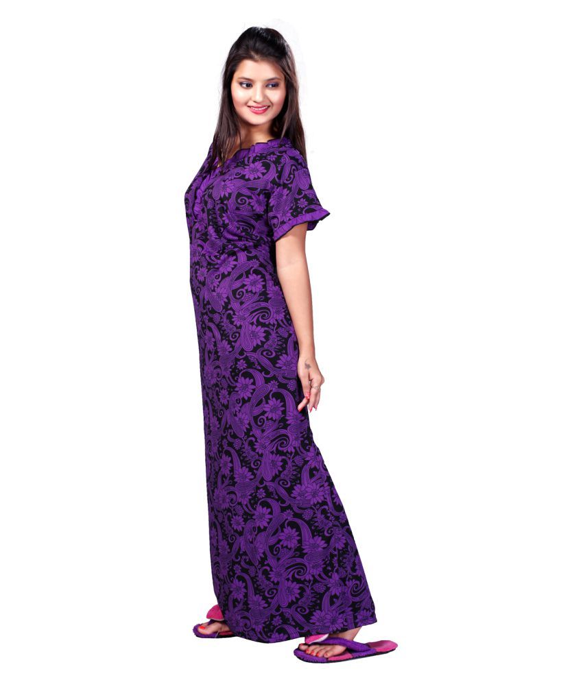 Buy Mahaarani Poly Satin Nighty And Night Gowns Online At Best Prices In India Snapdeal 3786