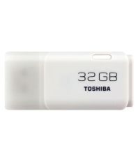 Toshiba Hayabusa UHYBS-032GH 32GB USB 2.0 Utility Pendrive White