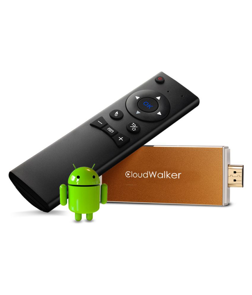     			CloudWalker Smart Stick with Air Mouse & 1 year DittoTV Streaming Media Players