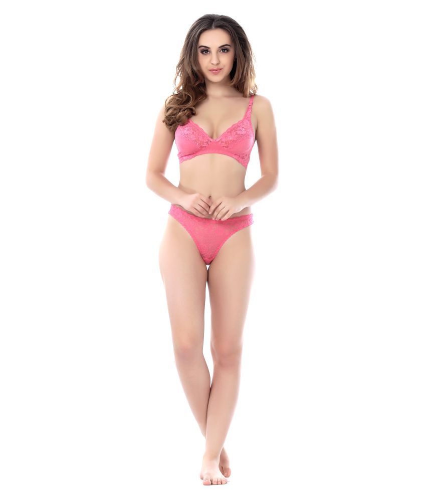 Buy Sunny Lace Bra and Panty Set Online at Best Prices in India Snapdeal