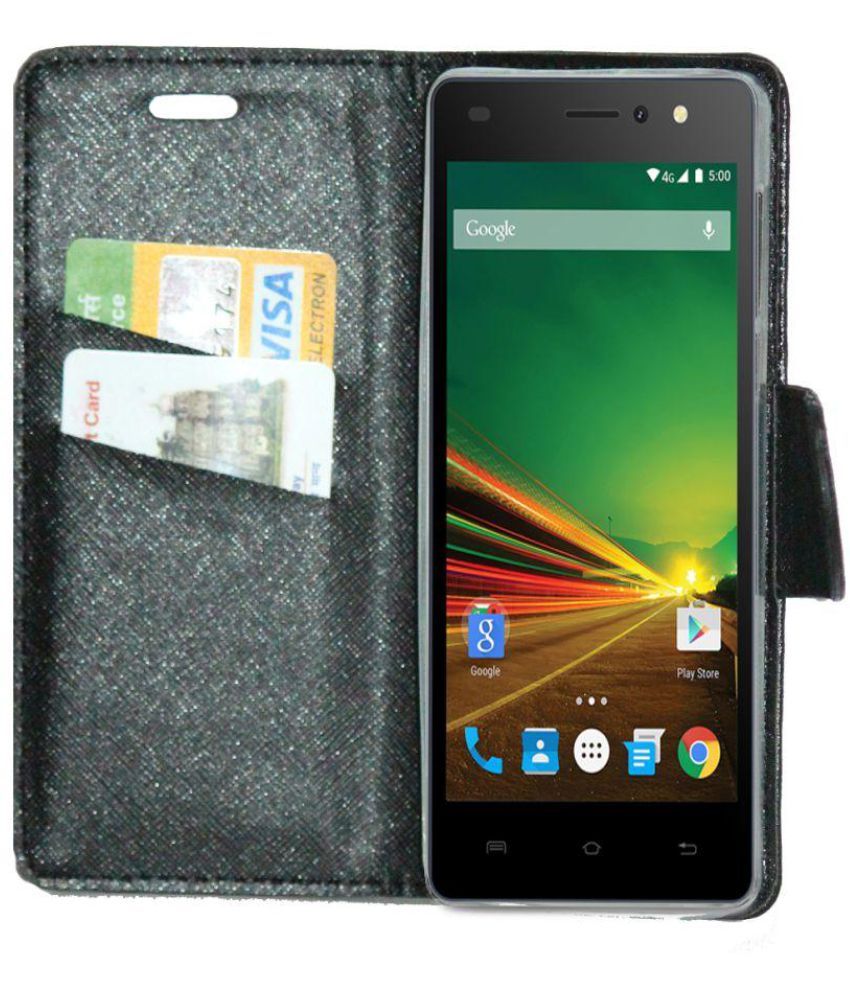 Lava X17 4G Flip Cover by Gizmofreaks Purple Flip Covers Online at