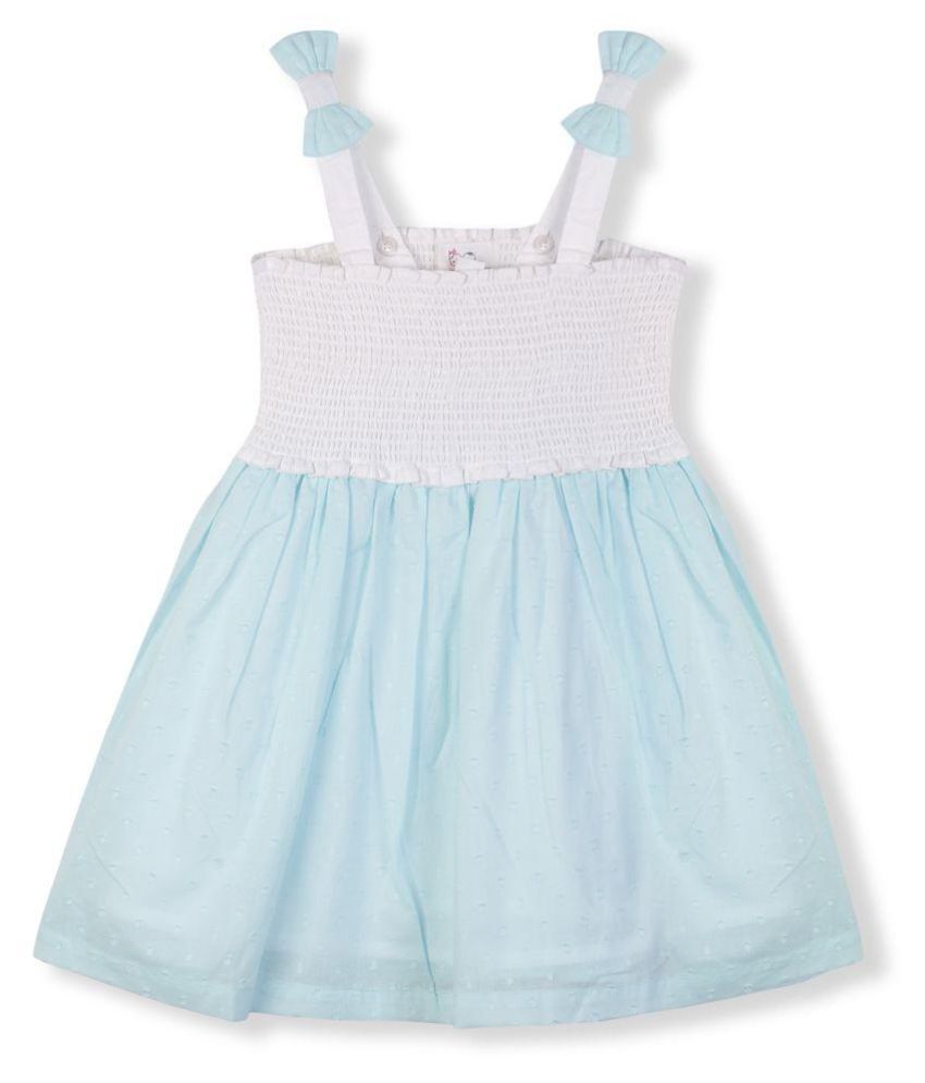 sky blue frock