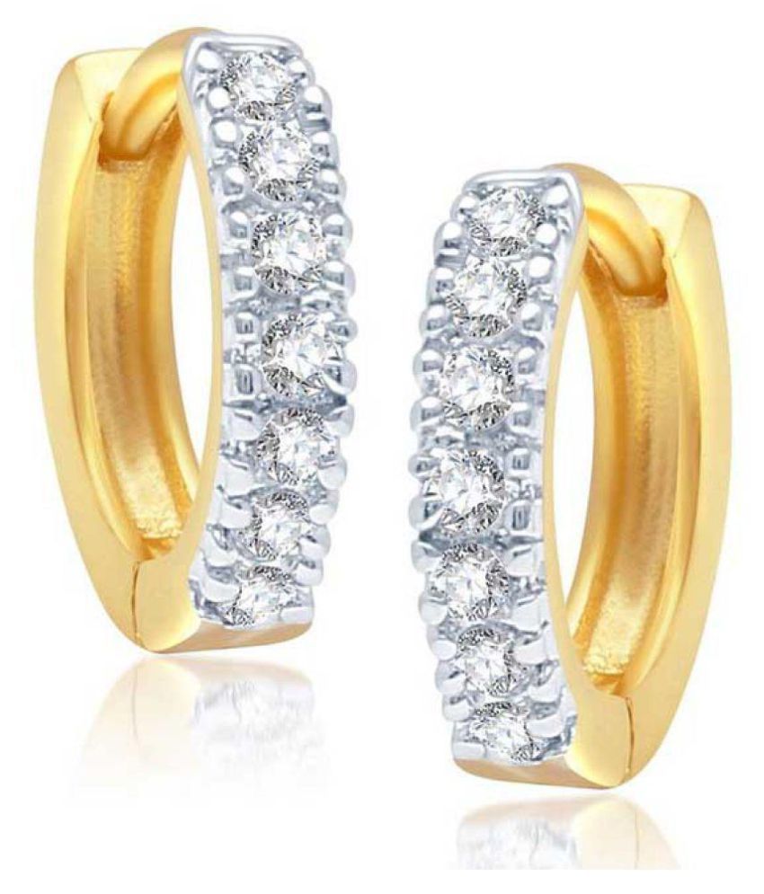 golden colour earrings online