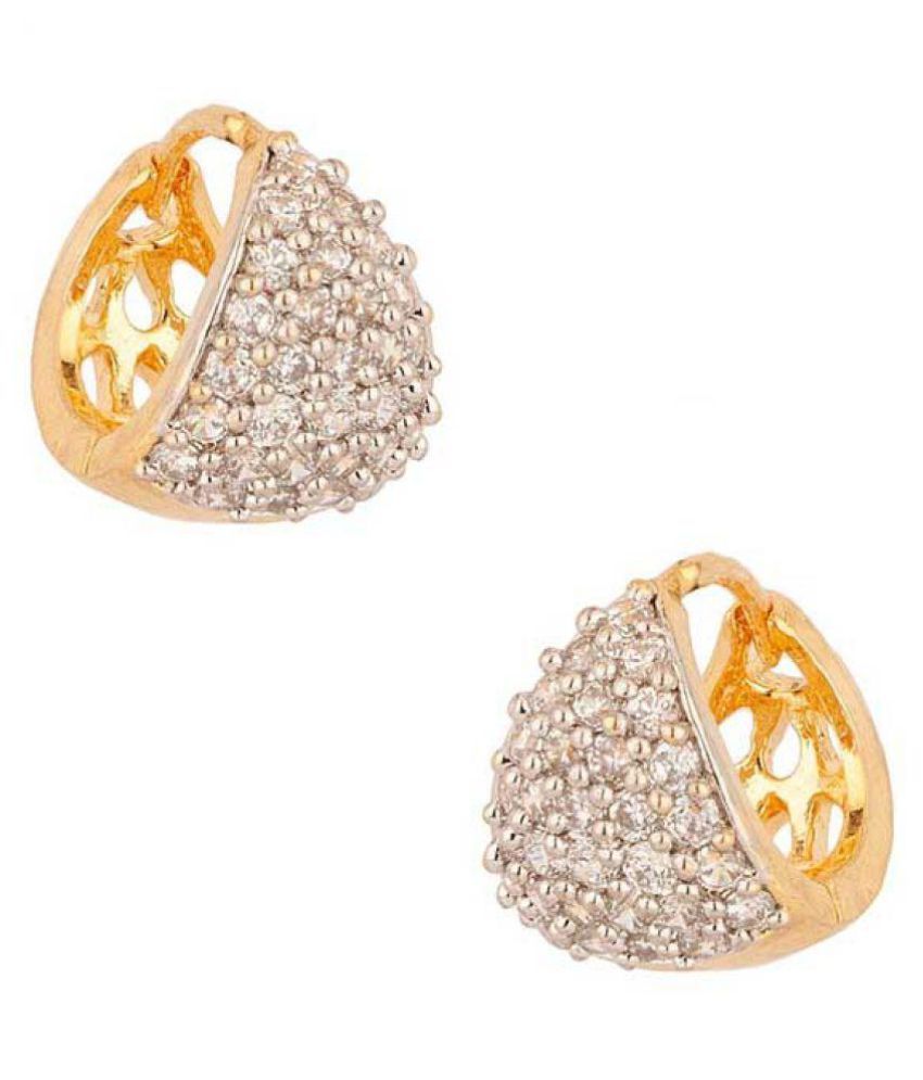 golden colour earrings online