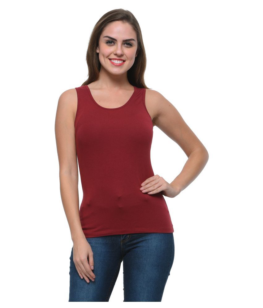 Frenchtrendz Cotton Lycra Tank Tops - Buy Frenchtrendz Cotton Lycra ...