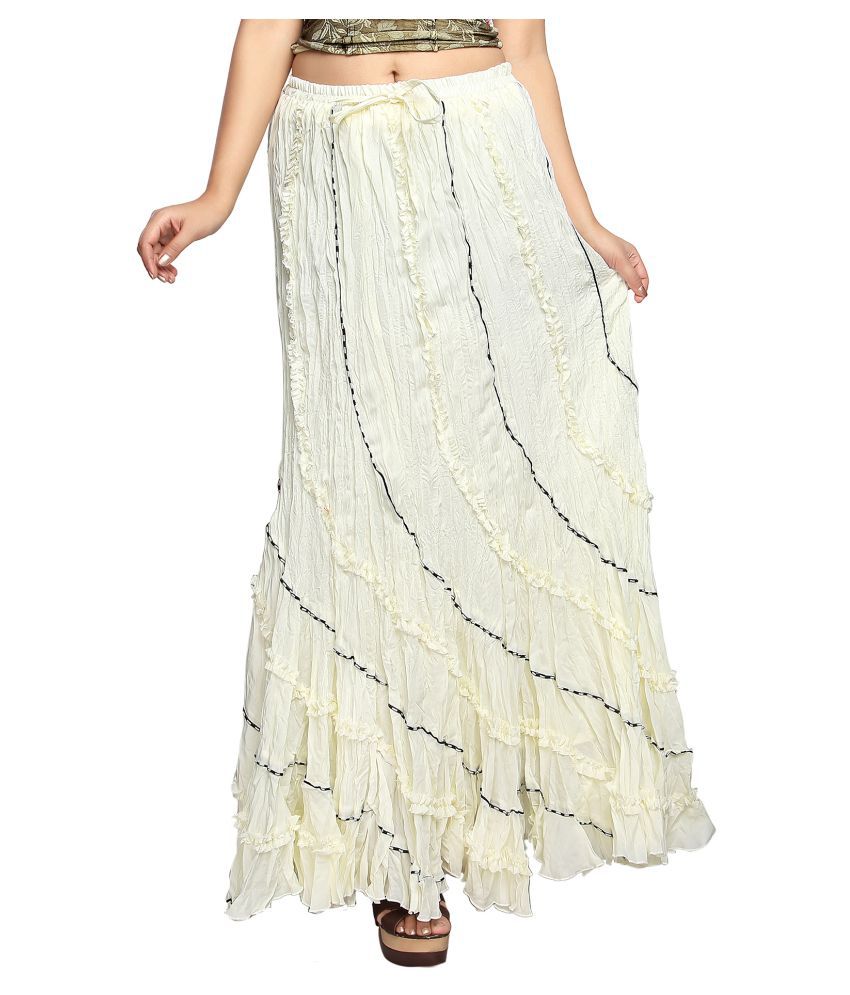 Buy Carrel Cotton Broomstick Skirt Online at Best Prices in India ...