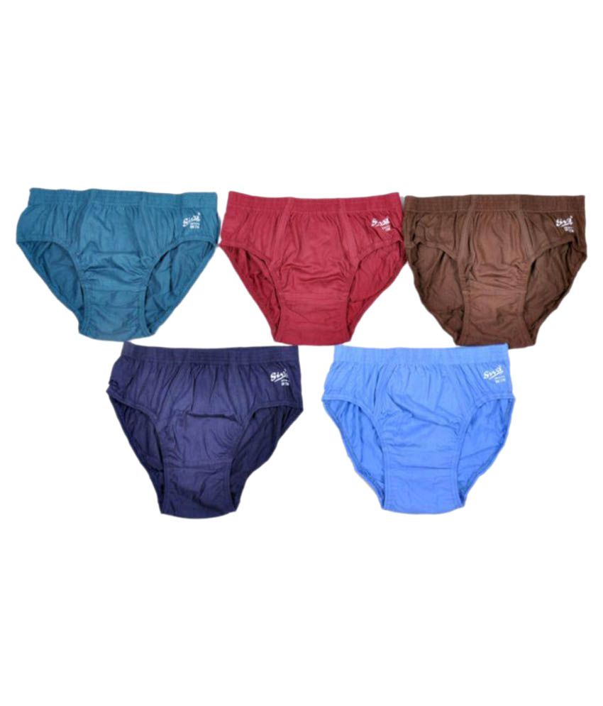 1ly Garments Multi Brief Pack of 5 - Buy 1ly Garments Multi Brief Pack ...