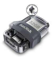 SanDisk Ultra Dual Drive 32GB USB 3.0 OTG Pendrive Grey