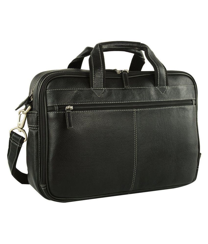 Allen Cooper Black Medium Briefcase - Buy Allen Cooper Black Medium ...