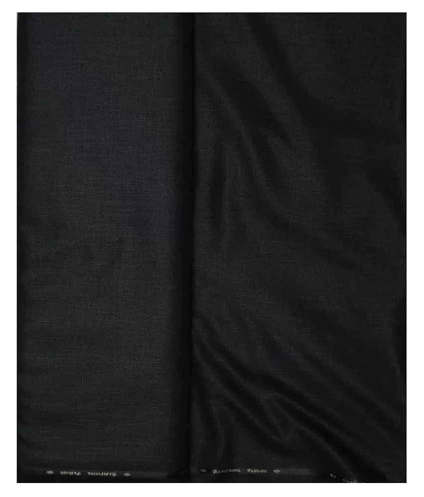Siyaram Mens Combo of Shirt & Trouser Fabric Set (White/Black) - Buy Mens  Unstitched Suiting & Shirting Fabrics