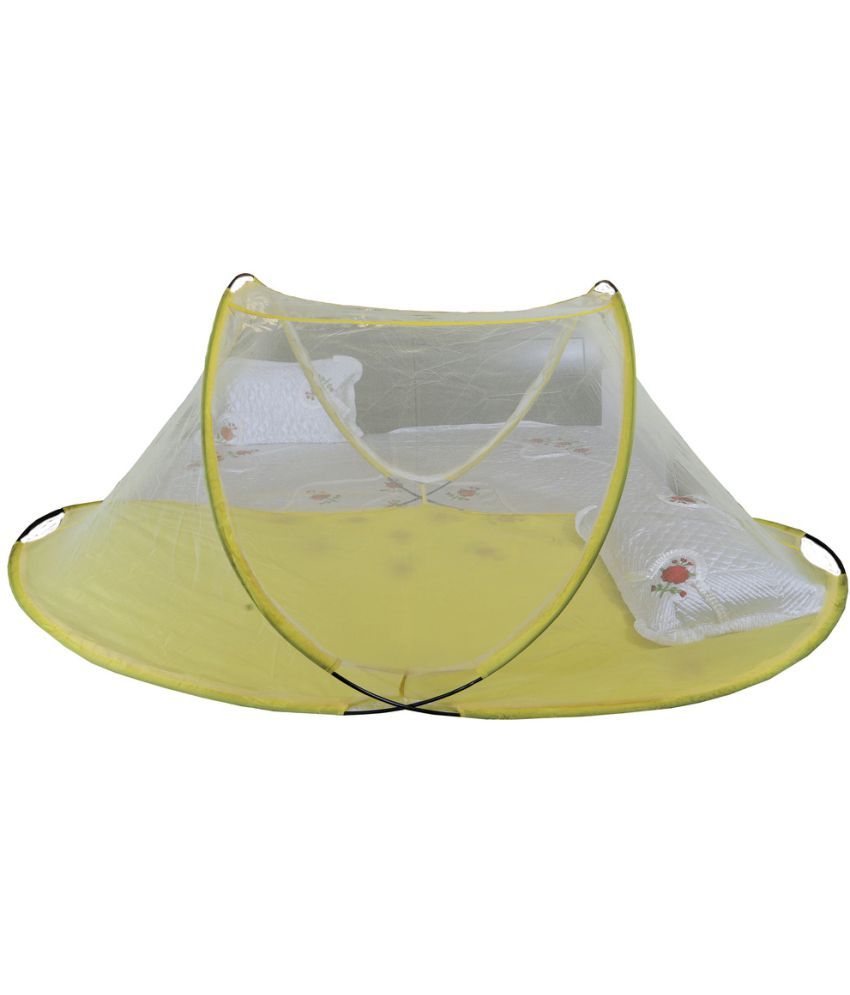     			Riddhi Mosquito Net Single Yellow Plain Mosquito Net