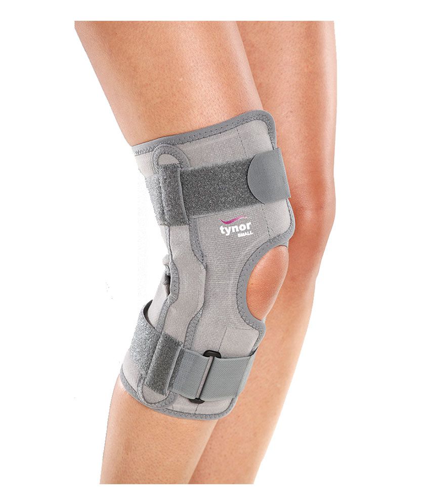 Tynor Functional Knee Support, Grey, Medium, 1 Unit