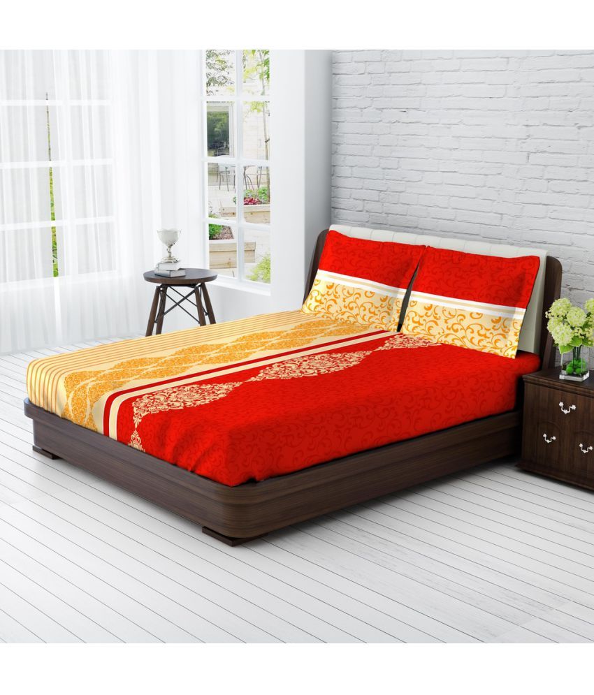 Tangerine Double Cotton Multi Contemporary Bedding Set Set of 8 Buy
