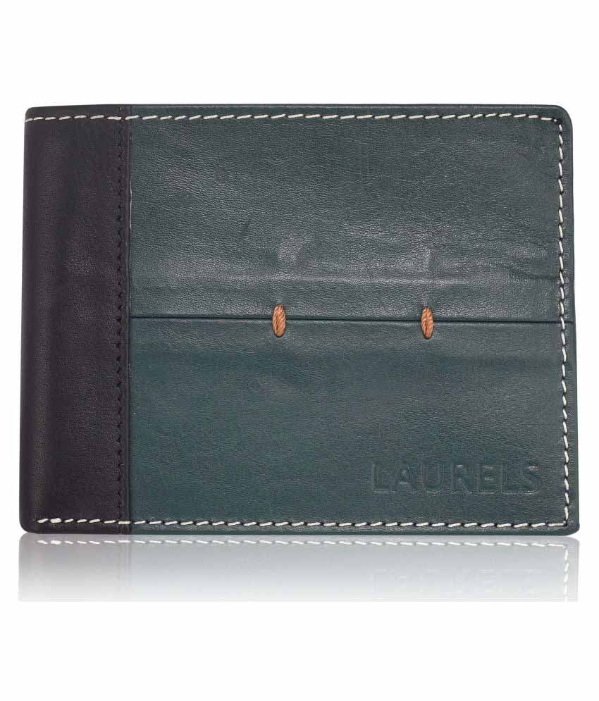     			Laurels Green Formal Regular Wallet